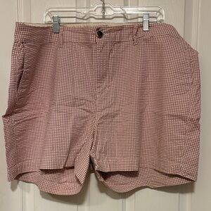 Old Navy Women’s Red and White Checkered Shorts